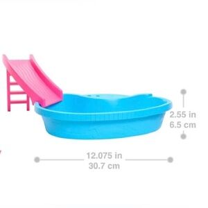 Barbie Swimming Pool Blue Pool Only No Accessories Mattel 2019